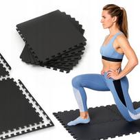 Apsauginis kilimėlis treniruokliams GYMTEK, EVA, 120x120x1 cm, 4 vnt.