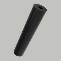 Sporto kilimėlis Strix, juodas, joga, pilatesas, treniruotės