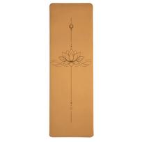 Jogos kilimėlis Yogi & Yogini, kamštinis, 5 mm, 183x61 cm, rudas