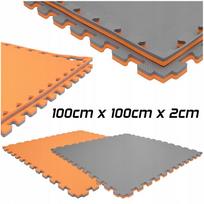 Sportinis baseino kilimėlis, 1 m x 1 m x 2 cm, dėlionė