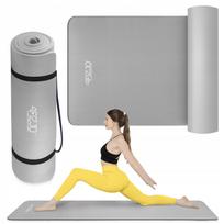 Sporto kilimėlis YOGA 1,5 cm, pilkas, NBR