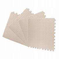 Putų kilimėlių rinkinys X-star, 4 vnt., 60x60 cm, smėlio spalvos