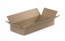 Ruda gofruoto kartono dėžė, 600x300x80 mm, 380 g, 50 vnt.