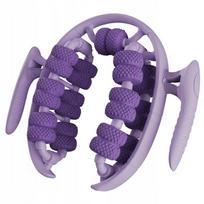 Kojų masažuoklis su 3D judančiais taškais, ergonomiškas, violetinis