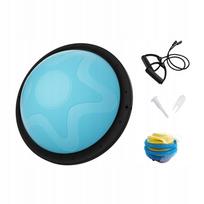 Pusiausvyros pusapvalis jogos kamuolys, 46 cm, mėlynas, biurui