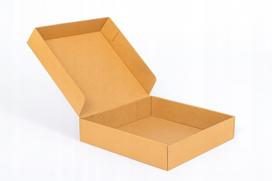 Rudos spalvos kartoninės dėžutės 350x350x80 mm, 20 vnt., 3W E, 370 g, BenOli