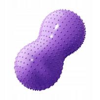 Žemės riešutų formos jogos kamuolys, šviesiai violetinis