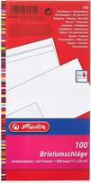 Vokai su langeliu Herlitz Office, DL, 110x220 mm, balti, 100 vnt.