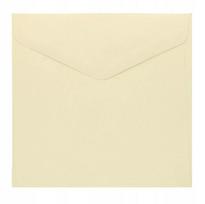 Dekoratyvinis vokas, 160x160 mm, 120 g, smėlio spalvos