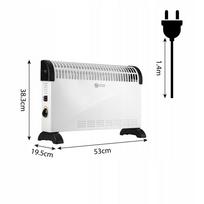 Elektrinis konvektorinis šildytuvas NEO 2000W su termostatu 90-154