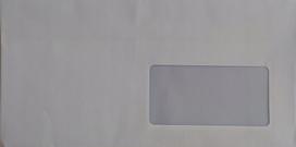 Vokai su langeliu DL, balti, 110 x 220 mm, 25 vnt. pakuotė