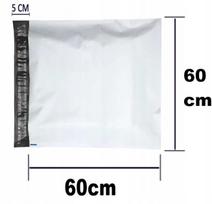Kurjerinės LDPE maišeliai F60, 60x60+5 cm, 55 mikronų, 500 vnt.