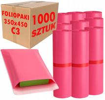 Kurjeriniai vokai Courier Pink C3, 350x450 mm, 1000 vnt., 2 pakuotės