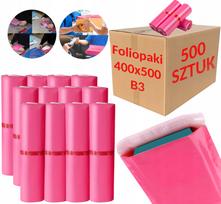 Siuntų vokai Courier Pink B3, 400x500 mm, 500 vnt., 2 pakuotės