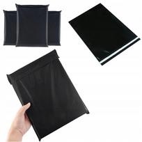Kurjeriniai vokai, juodi, 80x78+4 mm, 0,06 mm storio, 50 vnt.