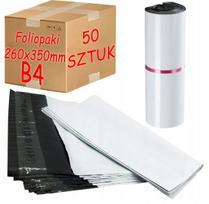 Kurjeriniai vokai balti B4, 260x350 mm, 50 vnt.