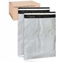 Kurjeriniai vokai LDPE, pilki, 500 x 600 mm, 400 vnt.