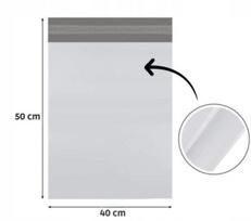 Kurjeriniai vokai FolioPak, 400x500 mm, balti, 50 vnt.