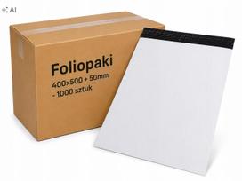 Kurjeriniai vokai Foliopak B3, 400x500+50 mm, 1000 vnt., 53 mikronų