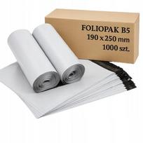 Kurjeriniai vokai Foliopak B5, 190x250 mm, 1000 vnt., kartoninėje dėžėje