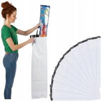 Kurjeriniai folijos vokai 30x117 cm, su klijais, ilgiems daiktams