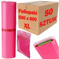 Kurjeriniai vokai, 500x600 mm, XL, rožiniai, 50 vnt.