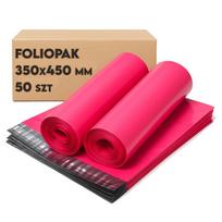 Siuntimo vokai folijai 350x450 mm, 50 vnt., rožiniai, JAN IMPORTS