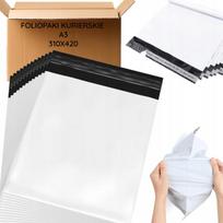 Kurjeriniai balti vokai A3, 310x420 mm, storesni, 50 vnt.