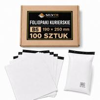 Kurjeriniai vokai su folija, B5, 190x250 mm, 100 vnt.