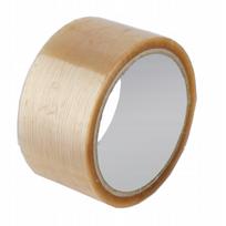 Skaidri universali 48 mm x 50 m pakavimo juosta, solventinė, guminis klijavimas