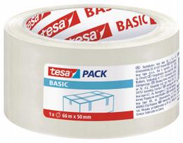 Lipni juosta Tesa Basic permatoma, pakuotėms
