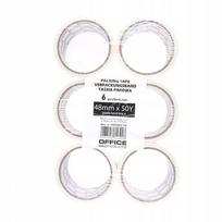 Lipni juosta GLUE ACRYLIC, 48 mm x 50 yd, balta, 6 vnt. rinkinys