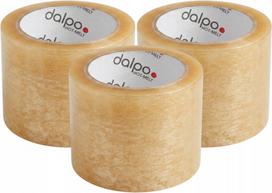 Permatoma lipni pakavimo juosta Dalpo Euro-tape, 72 mm x 66 m, 3 vnt.