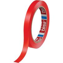 Lipni pakavimo juosta Tesa 60404, PVC, 12 mm x 66 m, raudona