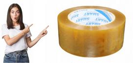 Pakavimo juosta SMART, 48 mm x 132 m, permatoma, guminė