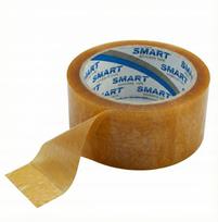 Skaidri SMART pakuotės juosta, 48 mm, 50 yd, guminis klijai