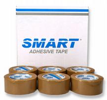 Pakavimo juosta SMART, 48 mm x 66 yd, ruda, gumos pagrindu, 36 vnt.