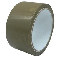 Ruda lipni pakavimo juosta dėžėms, 48 mm x 54 m, stipri, solventinė guma