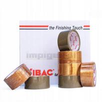 Lipni pakavimo juosta VIBAC, 48 mm x 66 yd, natūrali guma, 36 vnt.