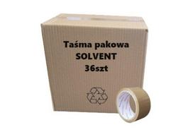 Ruda pakavimo juosta, 48 mm x 60 yd, stiprus guminis klijavimas, 36 vnt.