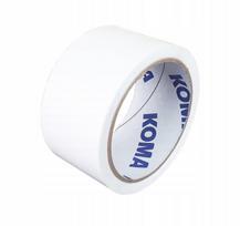Pakavimo juosta KOMA, balta, 48 mm x 60 yd, karšto lydalo guma