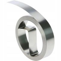 DYMO aliuminio etikėčių juosta, 12 mm x 4,8 m, be klijų, sidabrinė