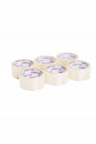 Permatoma lipni pakavimo juosta EURO TAPE, 25 mm x 60 m, 6 vnt.