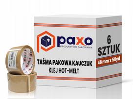 Lipni pakavimo juosta, guma, stipri, 48 mm x 50 m, hot-melt
