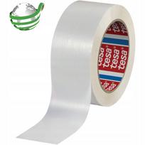 Lipni pakavimo juosta Tesa 60418, balta, 50 mm x 132 m, stipri, guminio pagrindo