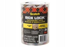 Lipni juosta Scotch Box Lock, skaidri, 48 mm x 50 m, 3 ritinėliai