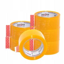 Pakavimo juosta PAKOVA 48 mm x 100 yd, PRO Honey, 6 vnt.