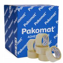 Permatoma lipni pakavimo juosta PAKOMAT, 48 mm x 100 yd, 6 vnt.
