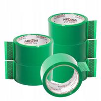 Lipni pakavimo juosta PAKOVA 48 mm x 100 yd, žalia, 6 vnt.