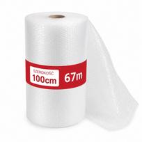 Dviejų sluoksnių burbulinė plėvelė, 100 cm x 67 m rulonas